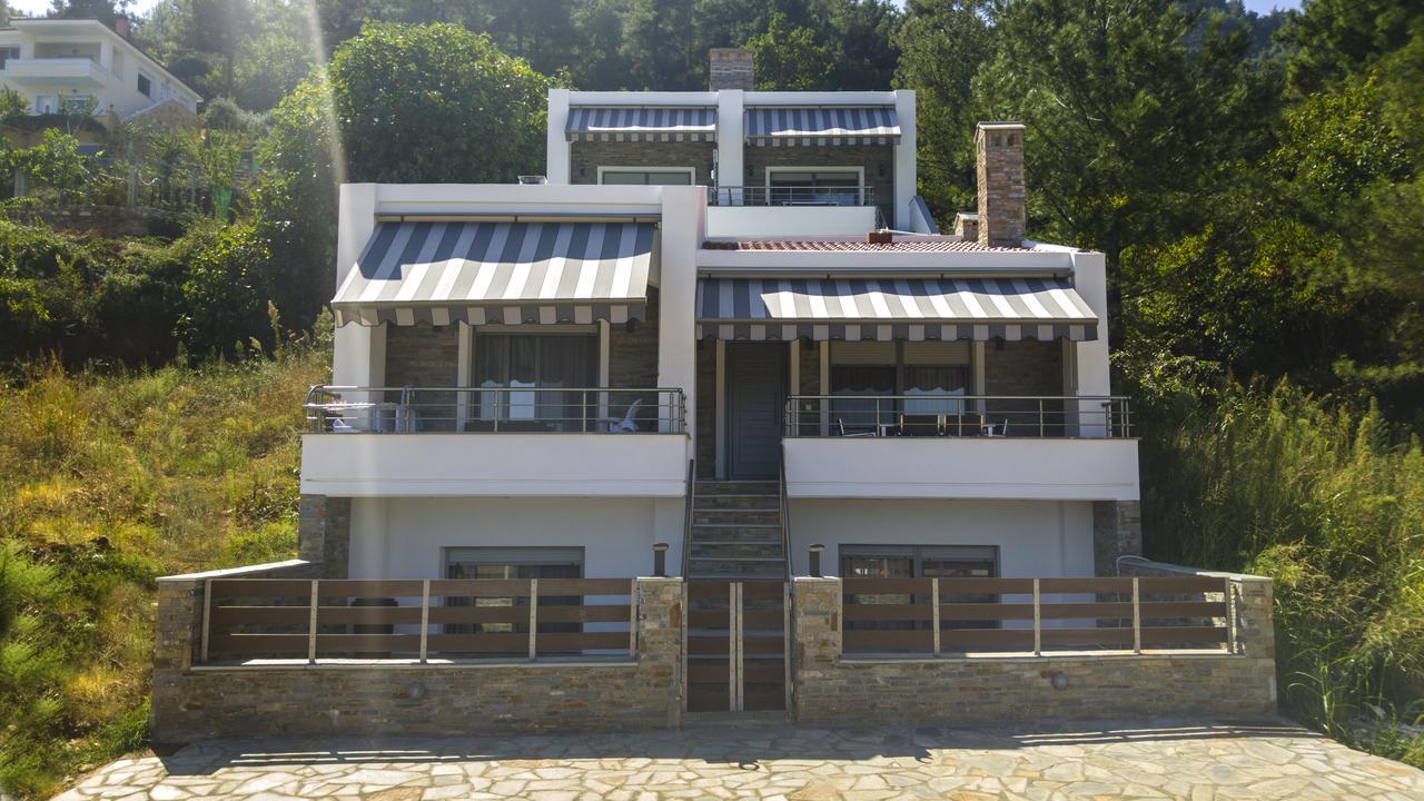 Ntinas Villa With Sea View Skala Potamia  Buitenkant foto