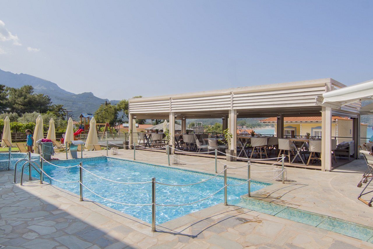 Ntinas Villa With Sea View Skala Potamia  Buitenkant foto